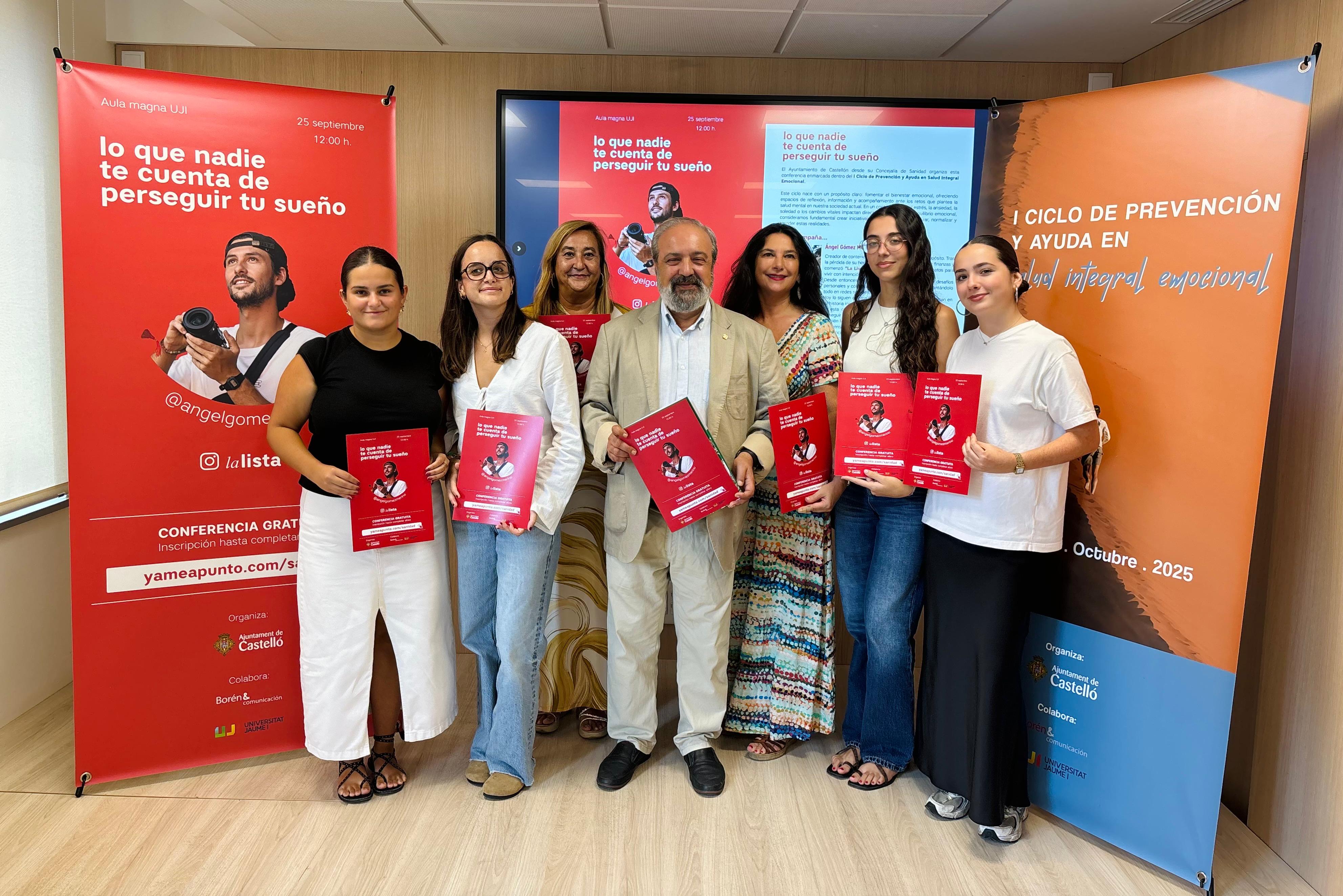 La concejalía de Salud Pública presenta de la mano de la UJI el I Ciclo de Prevención y Ayuda en Salud Integral Emocional para fomentar el bienestar de la ciudadanía