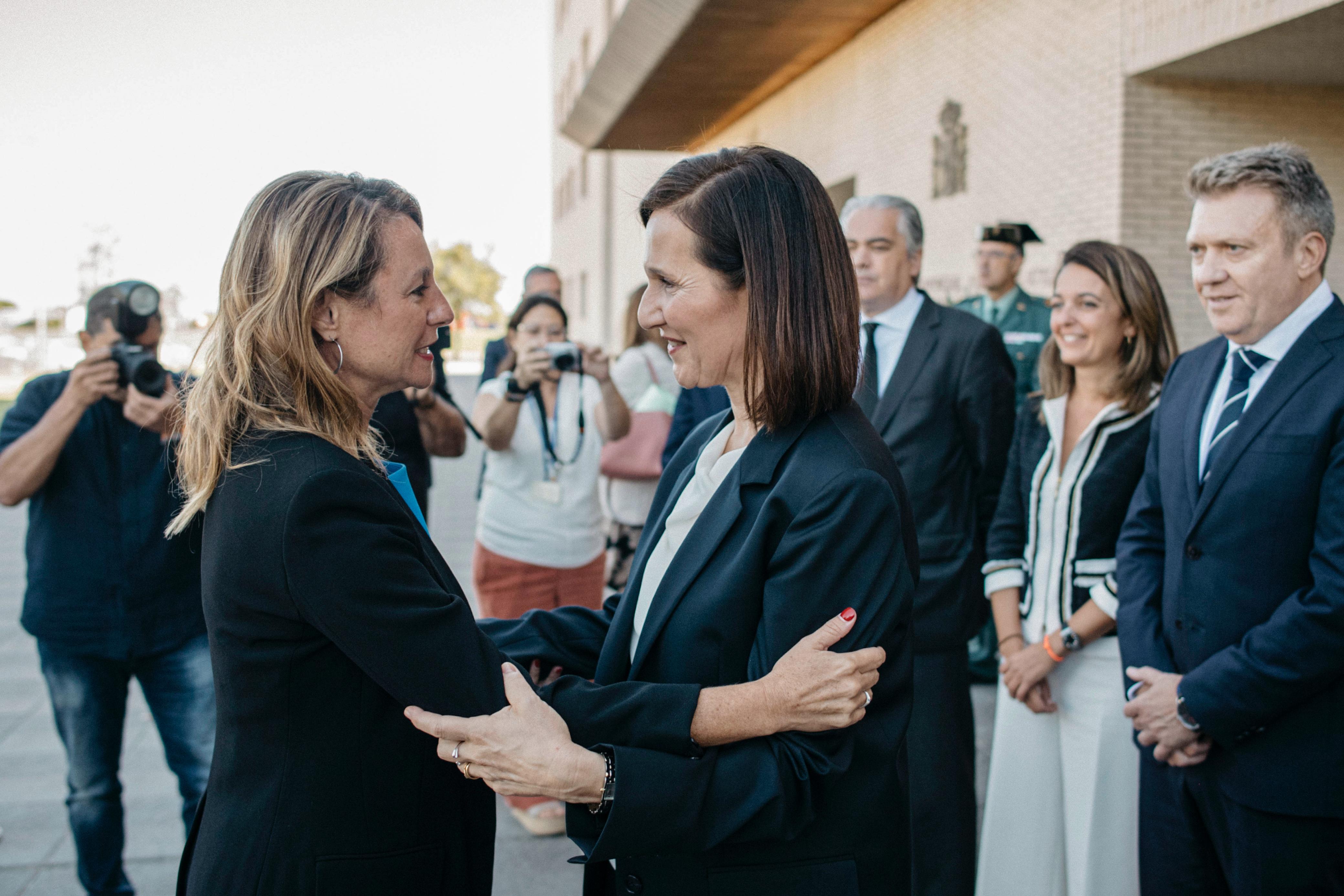 Carrasco acompaña a la magistrada Sofía Díaz, en su toma de posesión como primera mujer presidenta de la Audiencia Provincial de Castellón