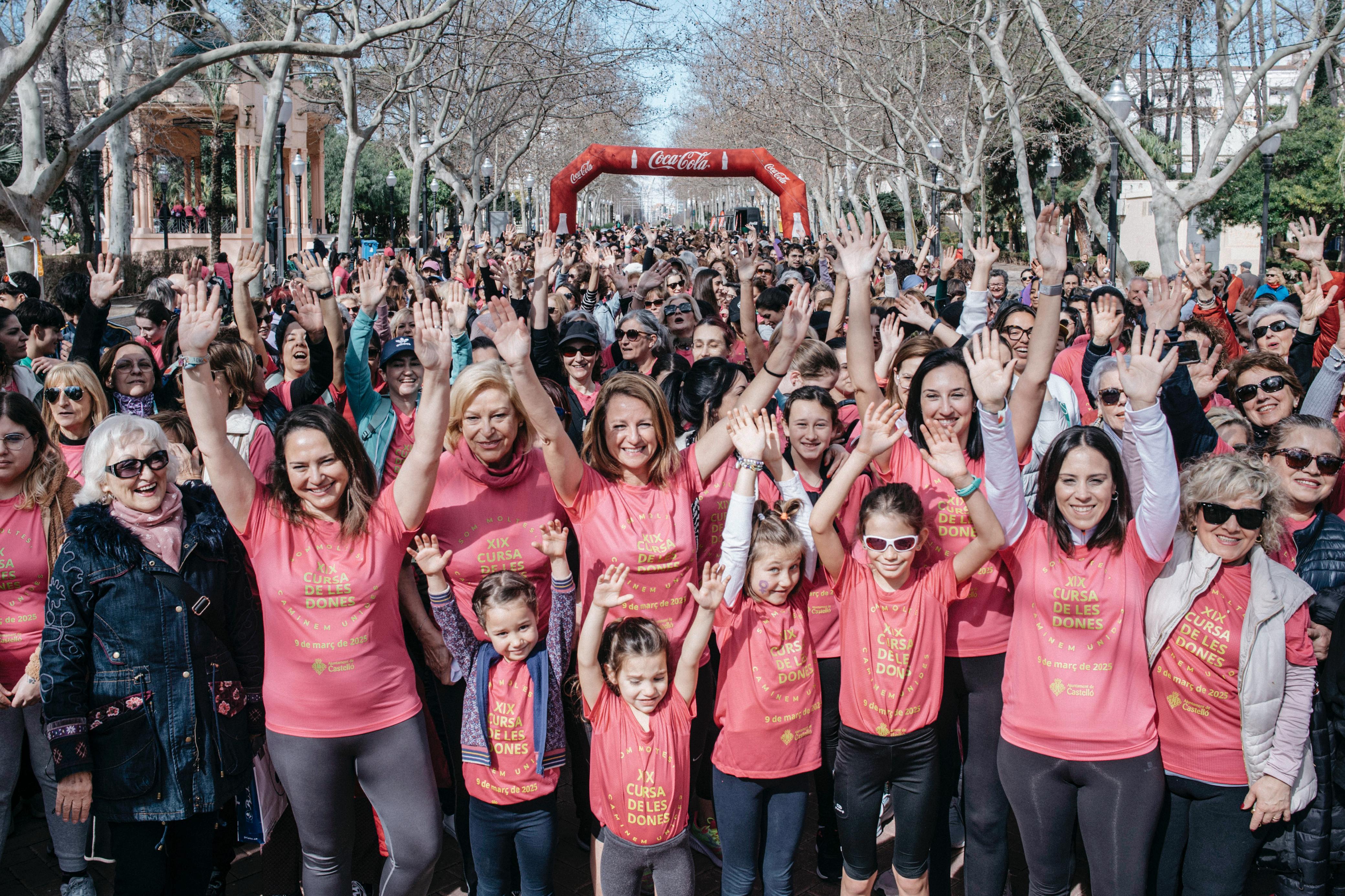 Una XIX Cursa de la Dona de récord reúne a más 4.300 mujeres por la Igualdad en las calles de Castellón