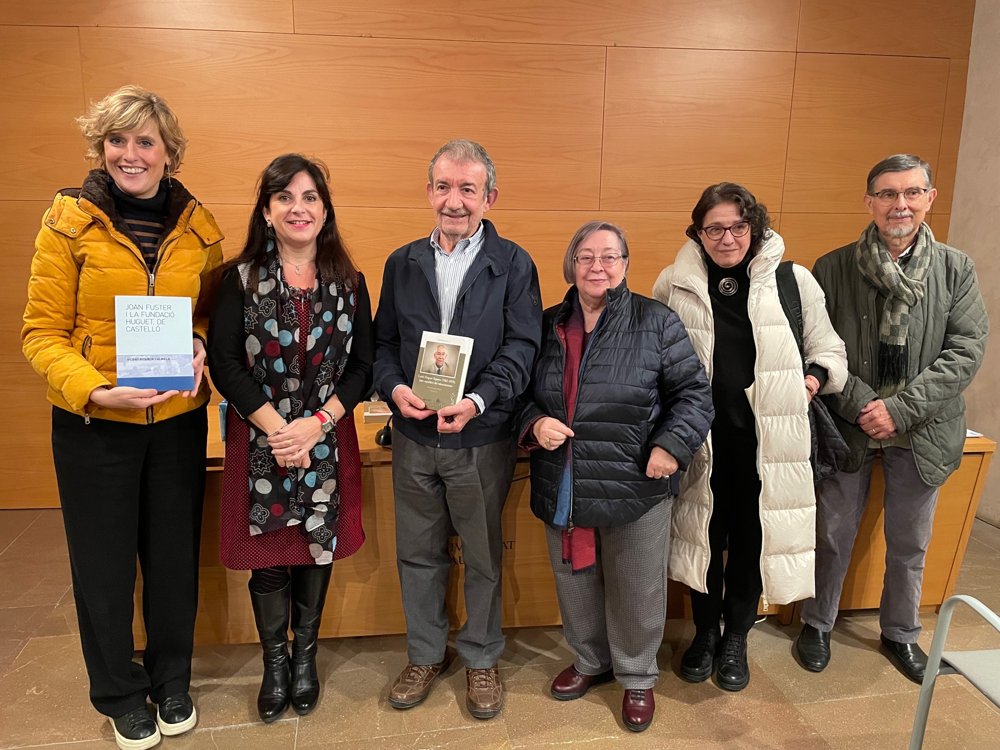 Regidoria i UJI presenten els llibres _u_2018Joan Fuster i la Fundació Huguet_u_2019 i _u_2018Gaetà Huguet Segarra, líder republicà del valencianisme_u_2019, de Vicent Pitarch  